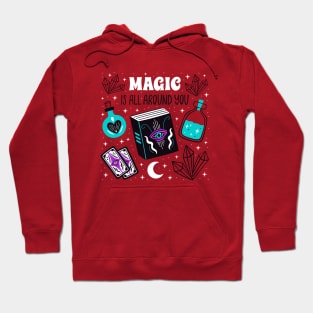 Magic is around you hand drawn Hoodie